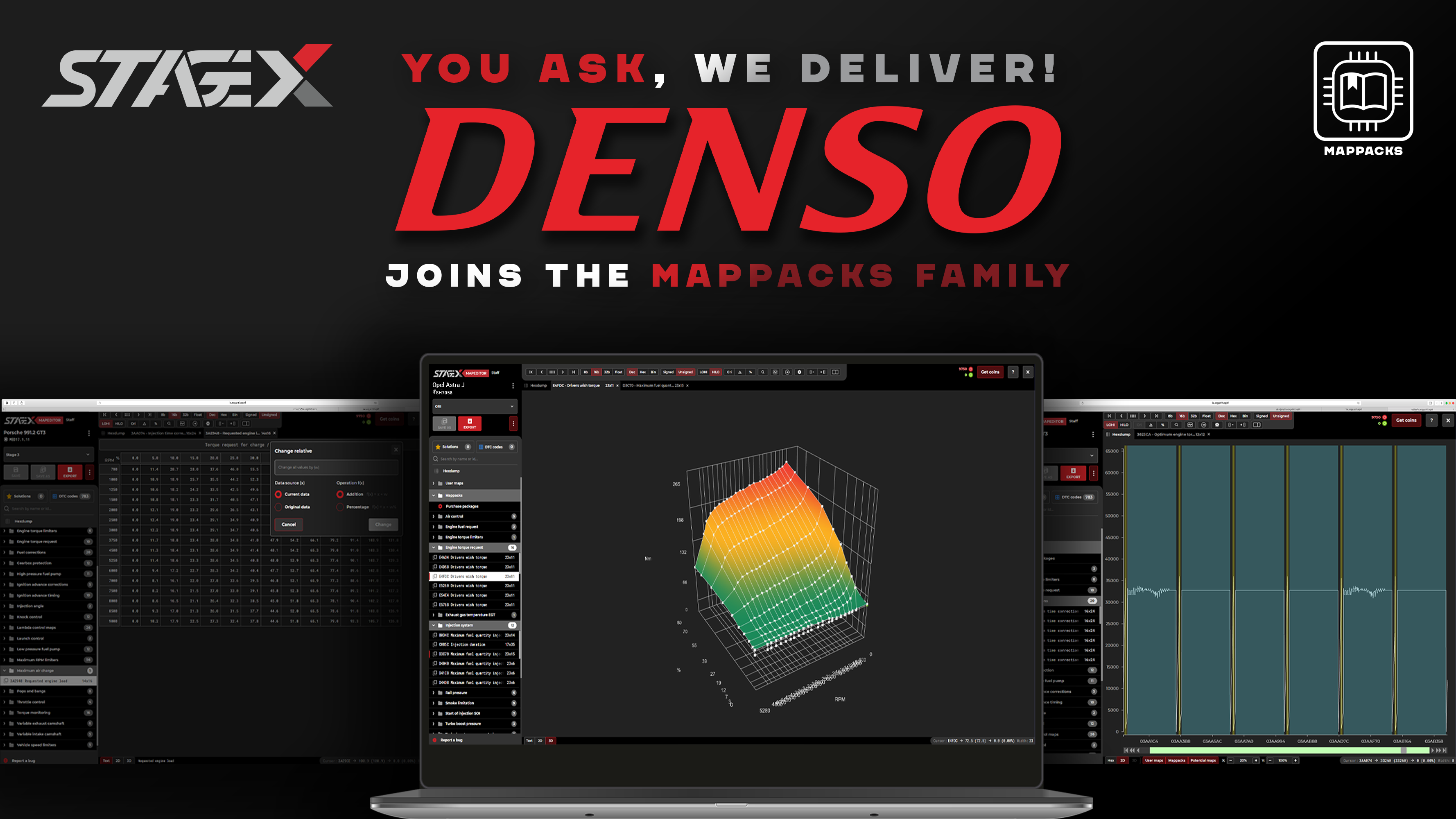 StageX Summer delivery, a big welcome to DENSO ECUs